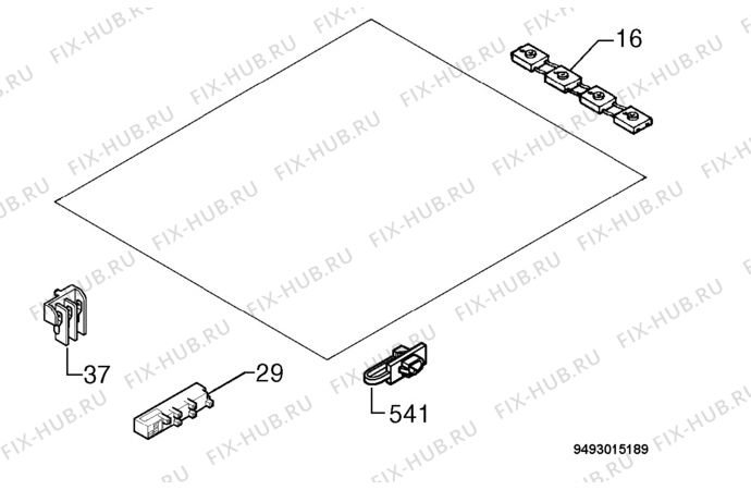 Взрыв-схема плиты (духовки) Electrolux EHG65W - Схема узла Electrical equipment 268